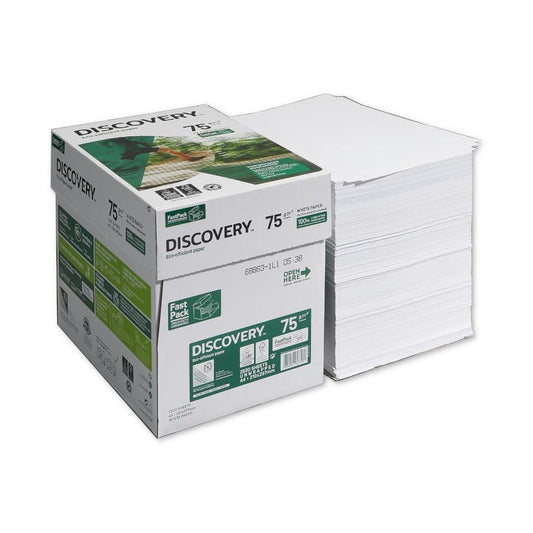 Papel 075gr Fotocopia A4 Discovery 2500fls FAST PACK
